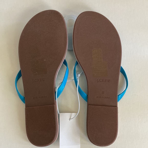 J. Crew Easy Summer Flip Flop in Blue - Picture 6 of 6